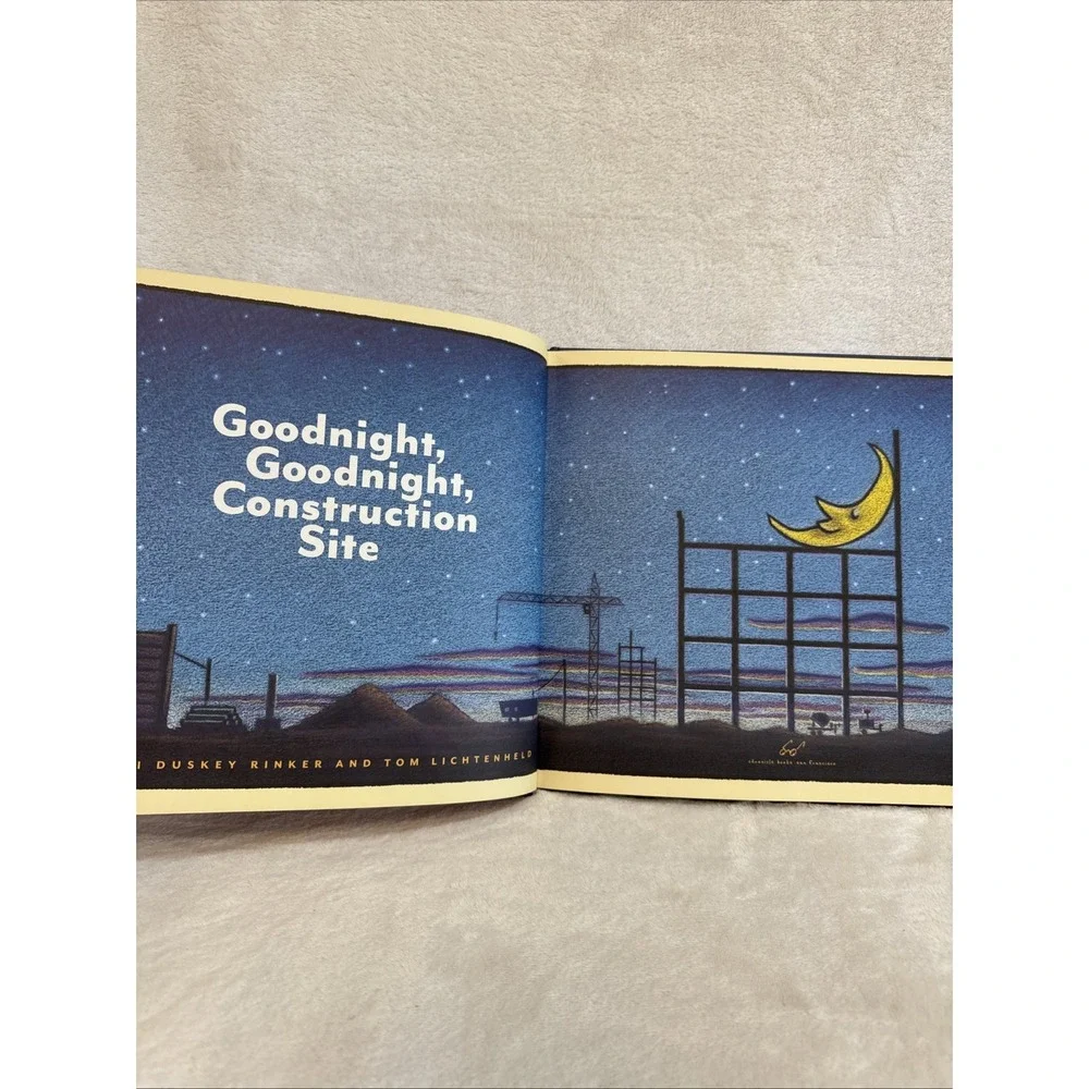 Goodnight Goodnight Construction Site Book Sherri Duskey Rinker Tom‎ Lichtenheld